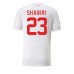 Tanie Strój piłkarski Szwajcaria Xherdan Shaqiri #23 Koszulka Wyjazdowej MŚ 2022 Krótkie Rękawy